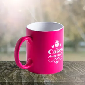 Taza a color de cerámica