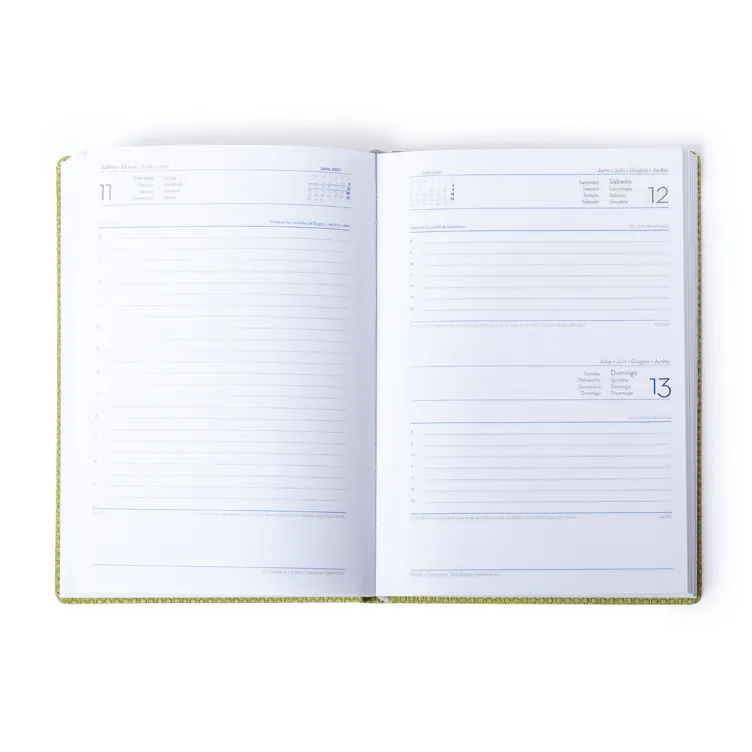 Agenda personalizada eco friendly