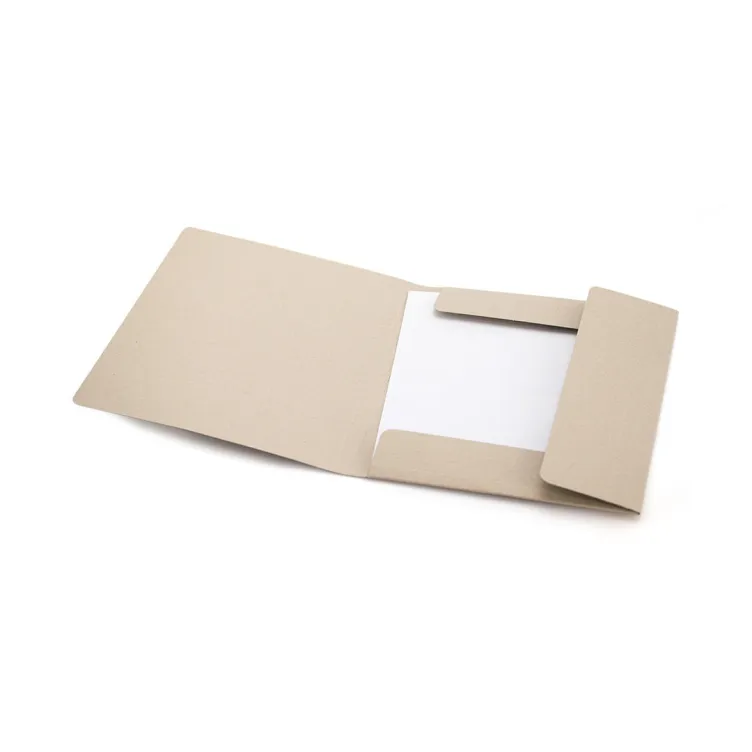 Carpeta cartón reciclado con gomas