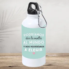 Bidón metálico con mosquetón